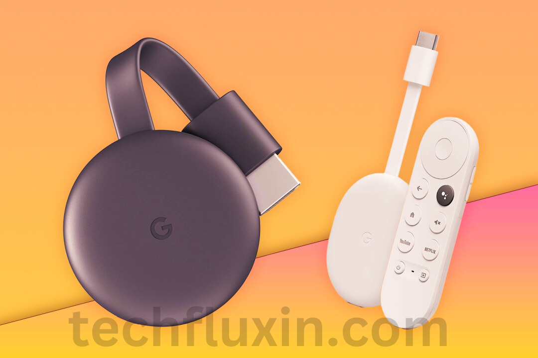 Chromecast dongle device for streaming media on TV